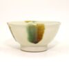 出西焼　飯碗　小　三彩/Syussai-yaki/Rice bowl/sansai (green blown)/S - 画像 (2)
