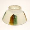 出西焼　飯碗　小　三彩/Syussai-yaki/Rice bowl/sansai (green blown)/S - 画像 (4)