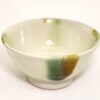 出西焼　飯碗　小　三彩/Syussai-yaki/Rice bowl/sansai (green blown)/S - 画像 (3)