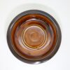 出西窯　縁そり鉢　7寸　飴/Syussai rim flat bowl/21cm/amber - 画像 (5)