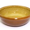 湯町窯　サラダ鉢　黄シノギ/Yumachi salad bowl/yellow-edge - 画像 (4)