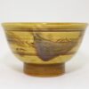 湯町窯　5寸丼　黄　魚/Yumachi 15㎝ bowl/yellow-fish - 画像 (2)