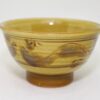 湯町窯　5寸丼　黄　魚/Yumachi 15㎝ bowl/yellow-fish - 画像 (4)
