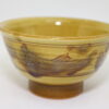 湯町窯　5寸丼　黄　魚/Yumachi 15㎝ bowl/yellow-fish - 画像 (5)