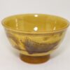 湯町窯　6寸丼　黄　魚/Yumachi 17㎝ bowl/yellow-fish - 画像 (2)