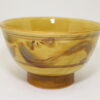 湯町窯　6寸丼　黄　魚/Yumachi 17㎝ bowl/yellow-fish - 画像 (4)