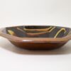 湯町窯　八角鉢　黒飴スリップ/Yumachi octagon bowl/black-amber - 画像 (2)