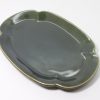 瀬戸　スタジオM　リアン焼物皿　織部/Studio M/Lien/dish plate/olive - 画像 (3)