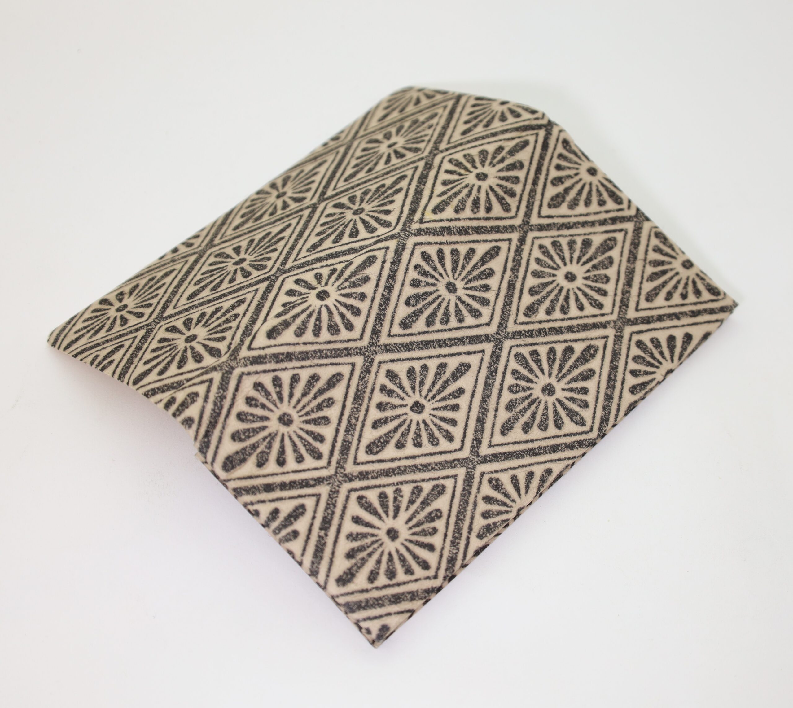 白石和紙 札入れ 花菱/Shiroishi paper/wallet/diamond shape flower - 画像 (3)