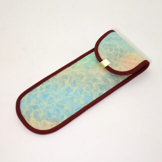 白石和紙 ペンケース 虹色七宝(2~3本用)Shiroishi paper/pen case/rainbow Cloisonné