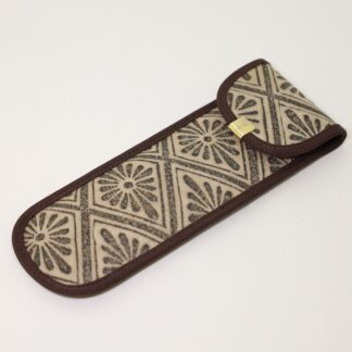 白石和紙 ペンケース 花菱(1~2本用)Shiroishi paper/pen case/diamond flower