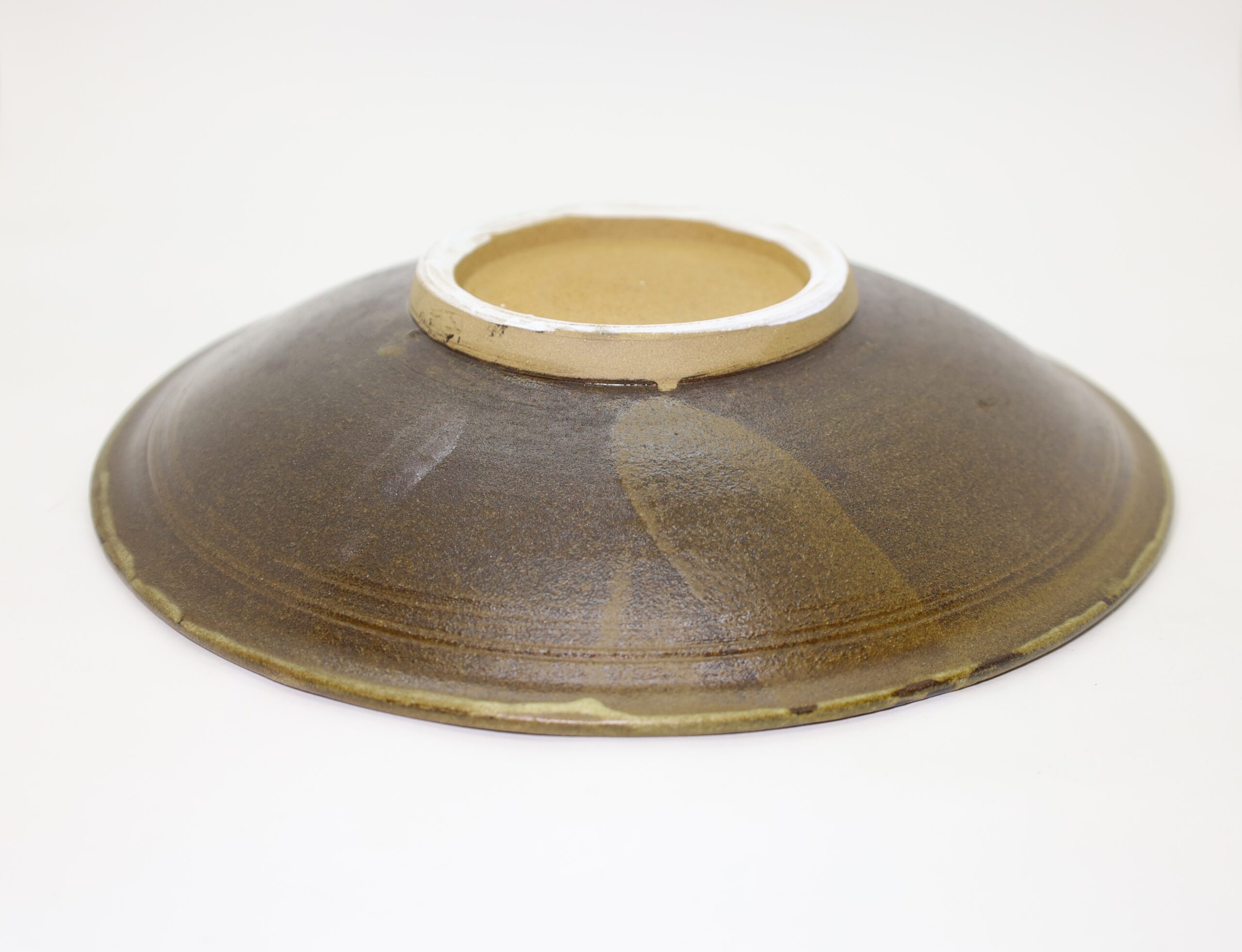 小鹿田焼 とびカンナ8寸皿 柳瀬朝夫/Onta 25cm dish/Yanase asao - 画像 (4)