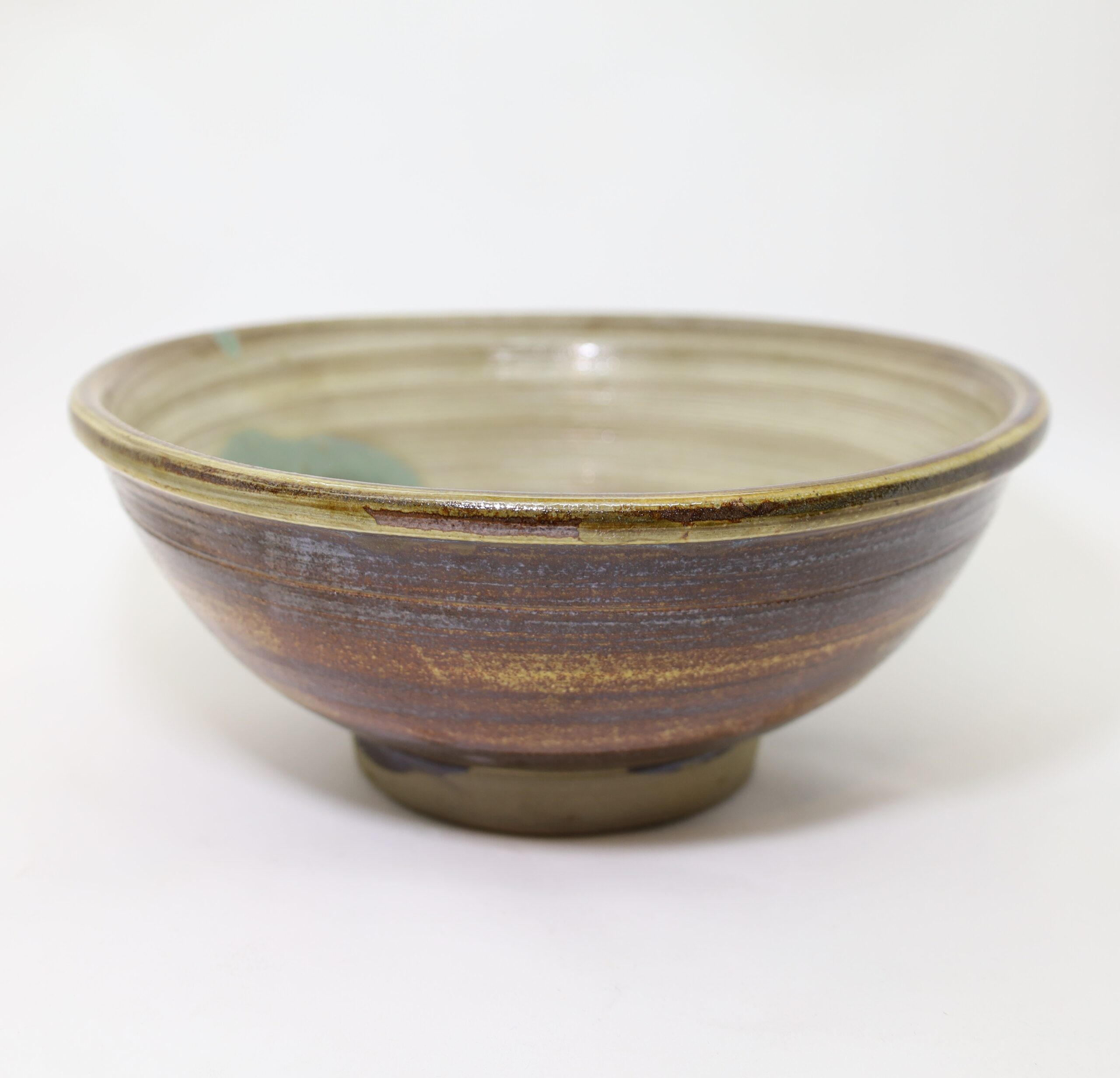 小鹿田焼 刷毛目8寸深鉢 柳瀬朝夫/Onta 24cm bowl/hakeme/Yanase asao - 画像 (4)