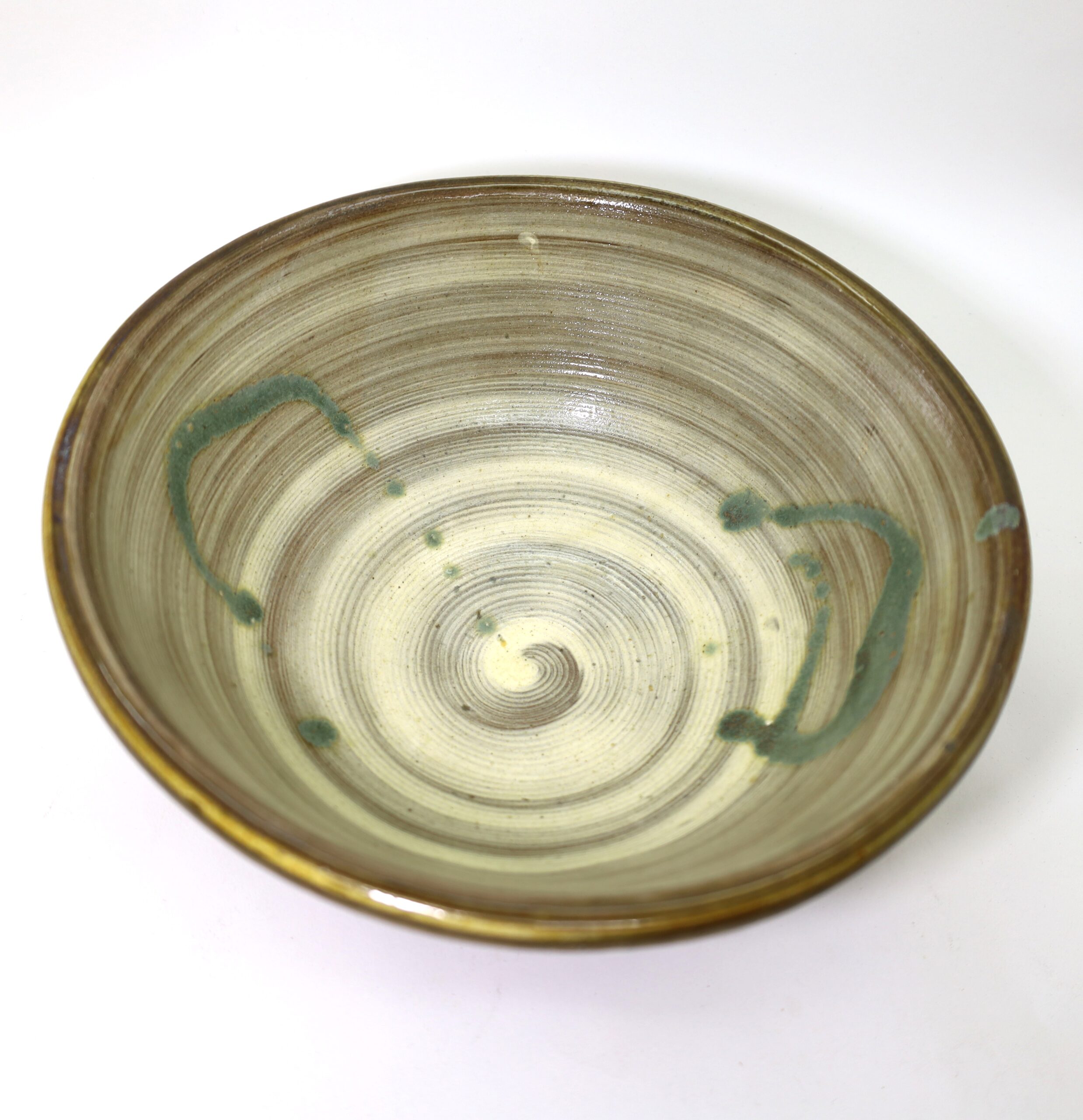小鹿田焼 刷毛目8寸深鉢 柳瀬朝夫/Onta 24cm bowl/hakeme/Yanase asao - 画像 (2)