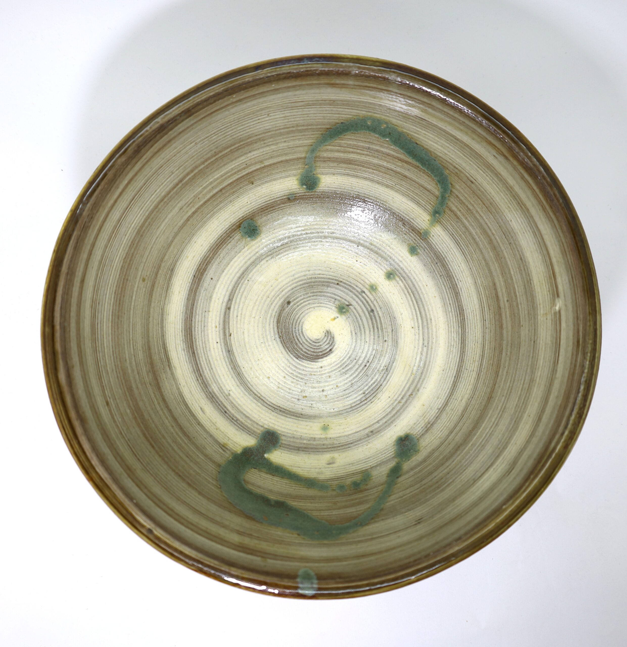 小鹿田焼 刷毛目8寸深鉢 柳瀬朝夫/Onta 24cm bowl/hakeme/Yanase asao - 画像 (7)