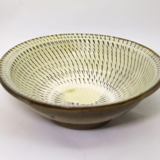 小鹿田焼　とびカンナ8寸深鉢　柳瀬朝夫/Onta 24cm bowl/kanna/Yanase asao
