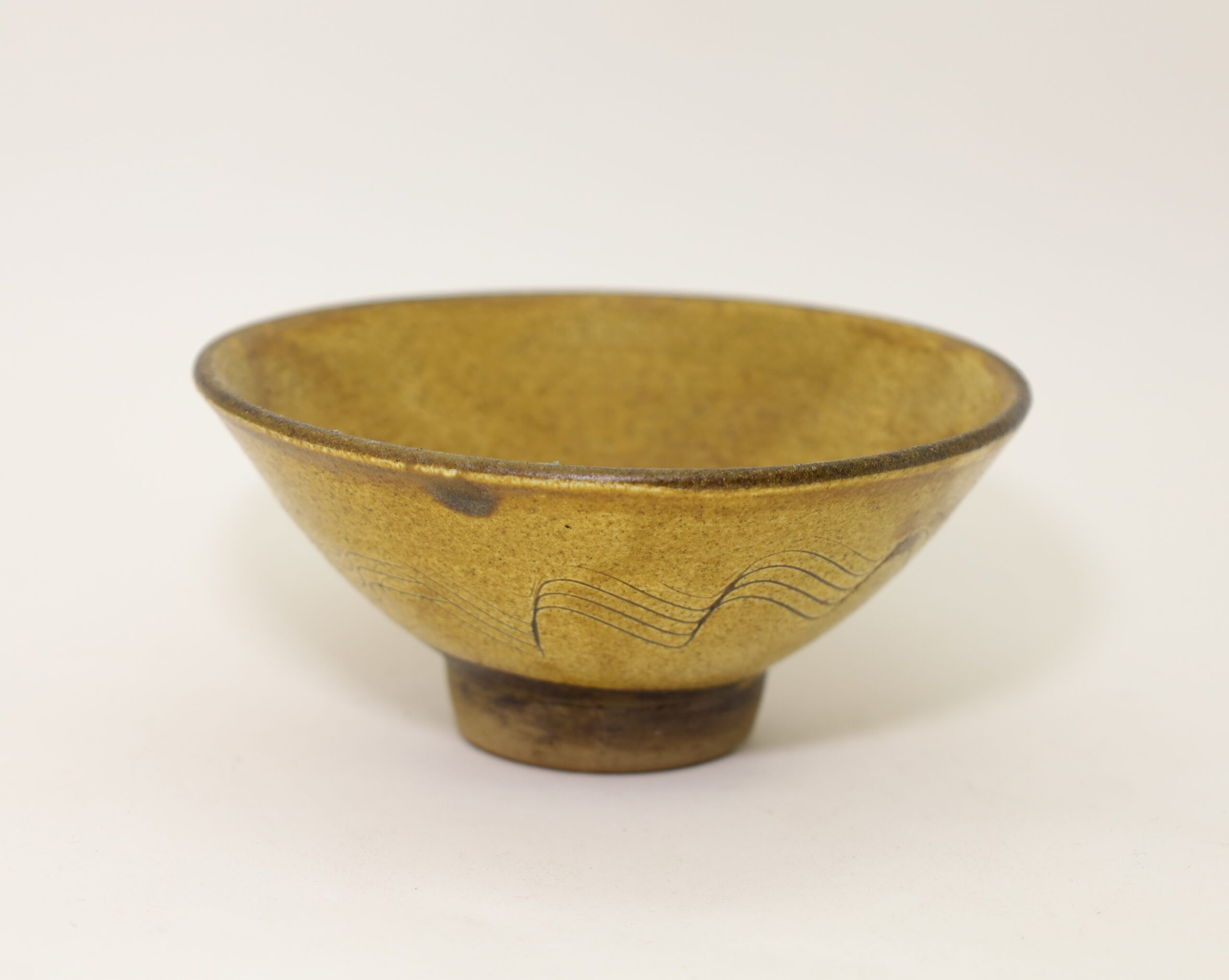 小鹿田焼 飯碗 黄くしめ 柳瀬朝夫/Onta rice bowl/kusime/Yanase asao