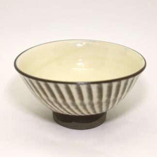 小鹿田焼　飯碗刷毛目　坂本浩二/Onta rice bowl/hakeme/Sakamoto kohji