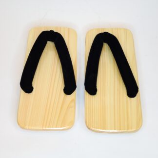 日田げた　ひのき　黒鼻緒/Hita Wooden sandals/cypress/black
