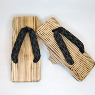 日田げた　一本歯　26cm矢絣/Hita Wooden single edge sandals/cedar/arrow