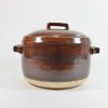 スタジオM　ご飯鍋　2合炊き「Braise」飴　Studio M rice cooking pot/360g for2~3person/brown - 画像 (2)