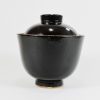 スタジオM　フタ付き碗「Mubyo」　黒 Studio M bowl with a lid/black/Aichi pref. - 画像 (2)