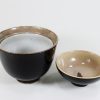 スタジオM　フタ付き碗「Mubyo」　黒 Studio M bowl with a lid/black/Aichi pref. - 画像 (3)