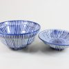 ふた付き丼　千本とくさ Lunch bowl with a lid/blue straw/Aichi pref. - 画像 (5)