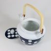 水玉土瓶　４号 Teapot polka dots/720cc/most popular japanese teapot - 画像 (4)