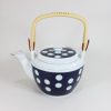 水玉土瓶　６号 Tea pot polka dots/1080cc/most popular japanese teapot