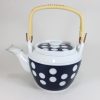 水玉土瓶　８号 Tea pot polka dots/1440cc/most popular japanese teapot