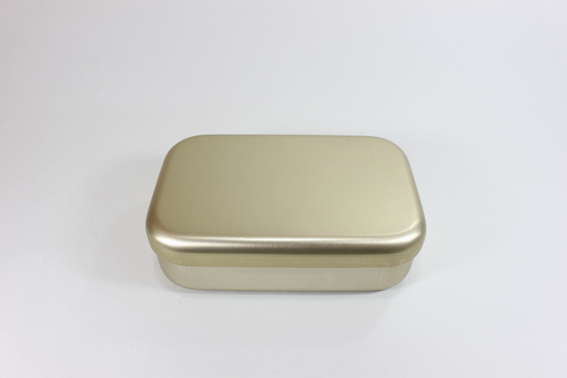 アルマイト　角型弁当箱 Lunch box /anodized aluminum/Kyoto pref.