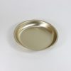 アルマイト食器　皿　中 School meal dish middle/anodized aluminum/Kyoto pref.