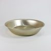 アルマイト食器　平鉢　大 School meal flat bowl large/anodized aluminum/Kyoto pref.