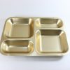 アルマイト食器　ランチプレート４食 Lunch plate 4cup/anodized aluminum/Kyoto pref.