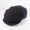 遠州木綿　刺子ハンチング　硫化染L Quiltingcotton hunting cap/dark blue L/Shizuoka pref.