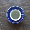 出西焼　コーヒーカップ・ソーサー　呉須（Syussai-yaki Cup&saucer/ blue)Shimane pref. - 画像 (3)