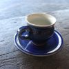 出西焼　コーヒーカップ・ソーサー　呉須（Syussai-yaki Cup&saucer/ blue)Shimane pref. - 画像 (2)