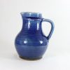 出西焼　ピッチャー　呉須釉（Syussai-yaki pitcher/blue)Shimane pref. - 画像 (6)