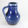 出西焼　ピッチャー　呉須釉（Syussai-yaki pitcher/blue)Shimane pref. - 画像 (7)
